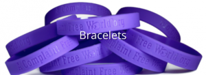 Complaint free world bracelet